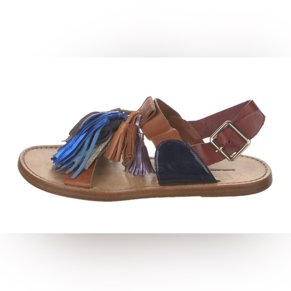 Isabel Marant Leather & Tassle Sandals - Picture 4 of 12